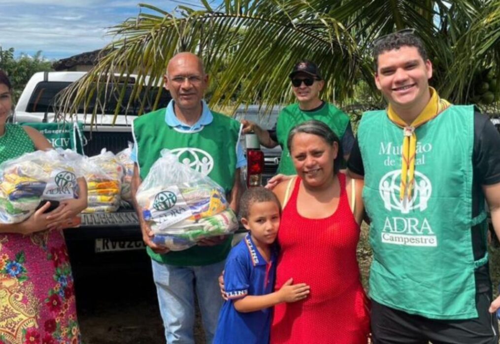 Más de mil familias víctimas de las inundaciones reciben apoyo de ADRA en Brasil